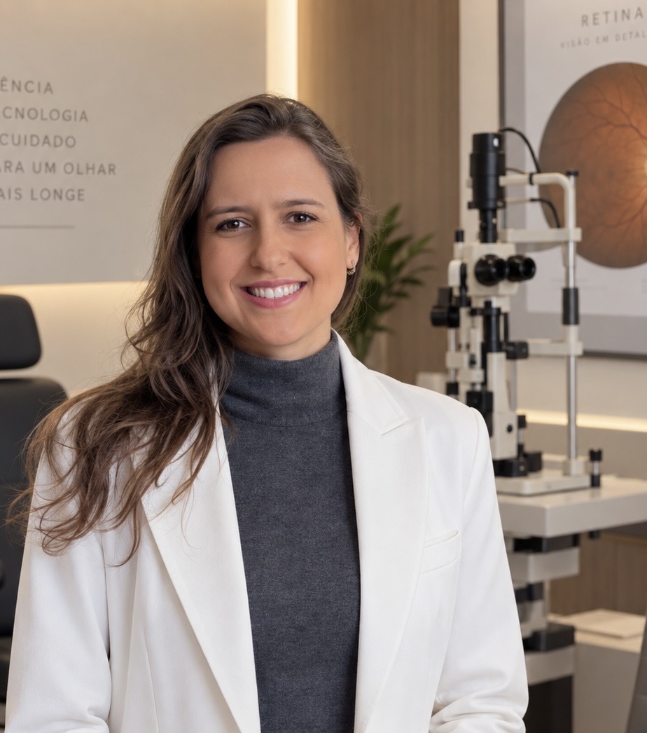 Dra. Natália Carneiro em seu consultório